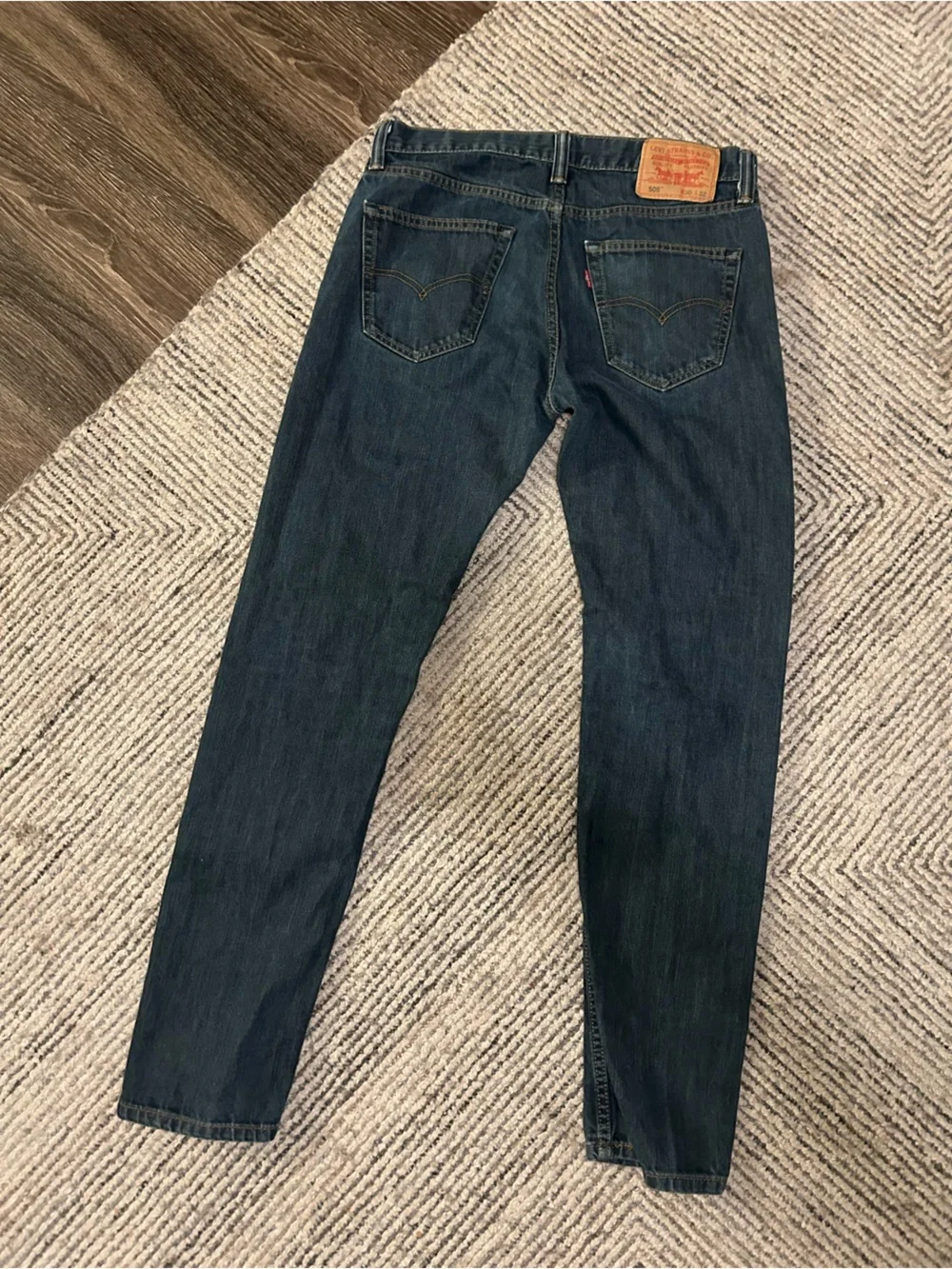 Levi’s 508 30 x 32 Men's Blue Straight-Leg Jeans Cotton